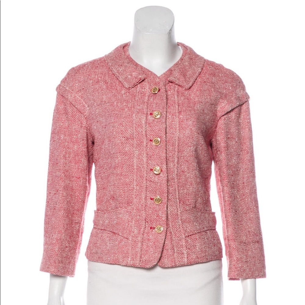 Button Up Tweed Blazer